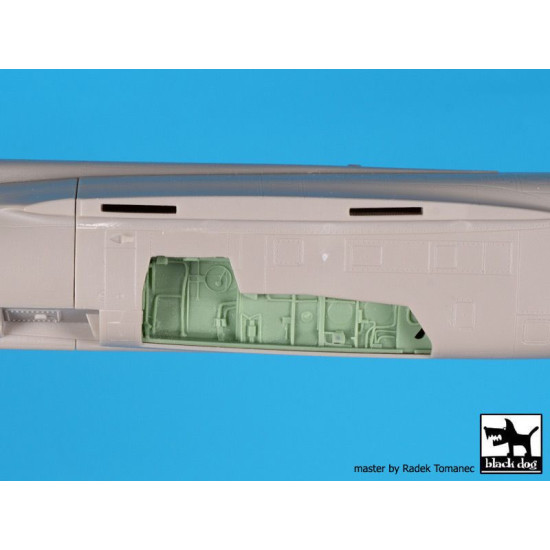 Black Dog A48140 1/48 Mirage F1 wheel bays for Kitty Hawk