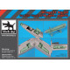 Black Dog A48141 1/48 Mirage F1 big set for Kitty Hawk