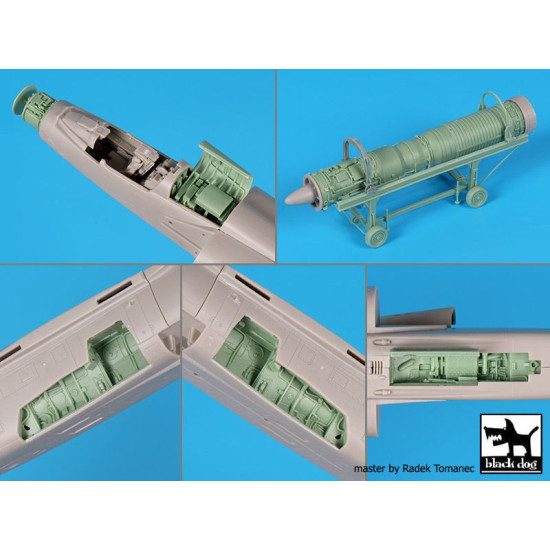 Black Dog A48141 1/48 Mirage F1 big set for Kitty Hawk