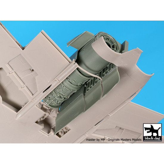 Black Dog A48144 1/48 Phantom F4B engine for Tamiya