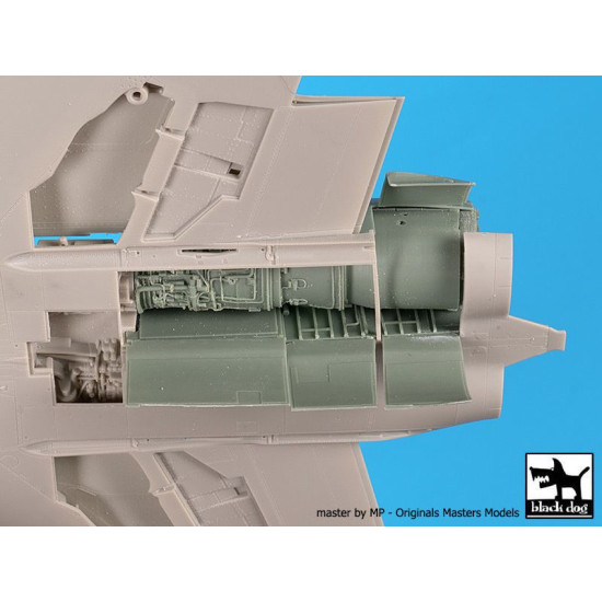 Black Dog A48144 1/48 Phantom F4B engine for Tamiya