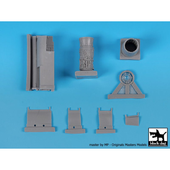 Black Dog A48144 1/48 Phantom F4B engine for Tamiya