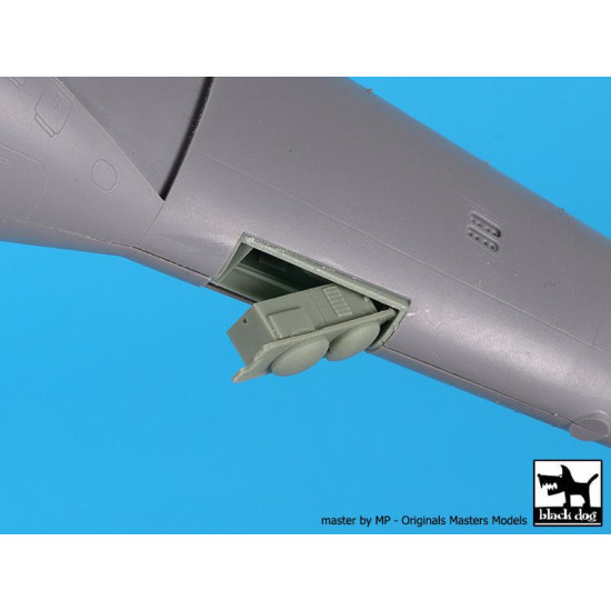 Black Dog A48147 1/48 Mi-24 Hind canon + electronics for Zvezda