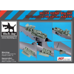 Black Dog A48148 1/48 Mi-24 Hind big set for Zvezda