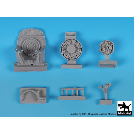 Black Dog A48149 1/48 H-34 Engine for Trumpeter