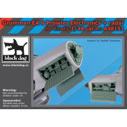 Black Dog A48151 1/48 Grumman EA 6 Prowler electronics radar for Kinetic