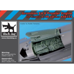 Black Dog A48152 1/48 Grumman EA 6 Prowler engine for Kinetic