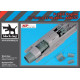 Black Dog A48157 1/48 F-16 C engine for Tamiya