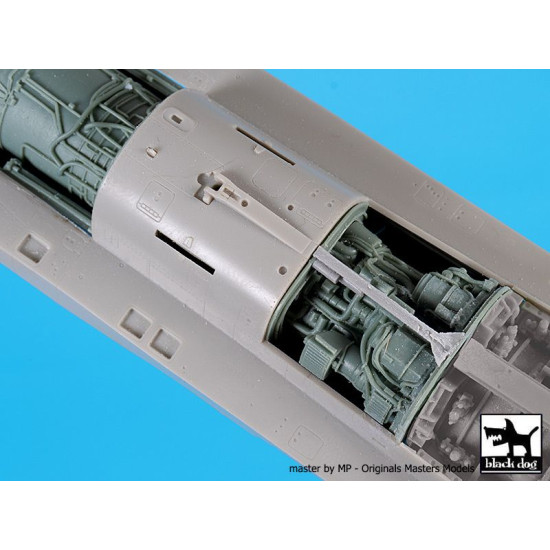 Black Dog A48157 1/48 F-16 C engine for Tamiya