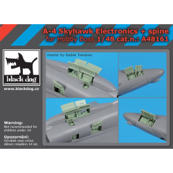 Black Dog A48161 1/48 A-4 Skyhawk electronics + spine for Hobby boss