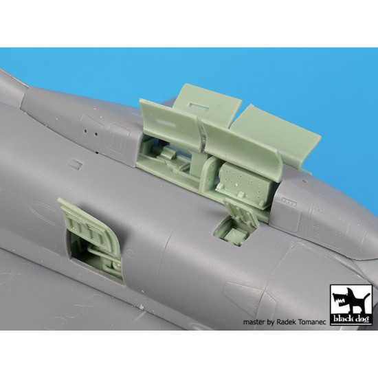 Black Dog A48161 1/48 A-4 Skyhawk electronics + spine for Hobby boss