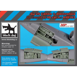 Black Dog A48163 1/48 SU-25 canon + electronics for Zvezda