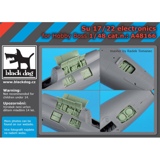 Black Dog A48166 1/48 SU-17/22 electronics for Hobby boss