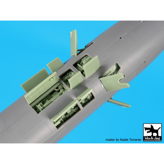 Black Dog A48167 1/48 SU-17/22 engine+spine for Hobby boss