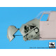 Black Dog A48172 1/48 UH-5 Wessex engine + folding tail for Italeri