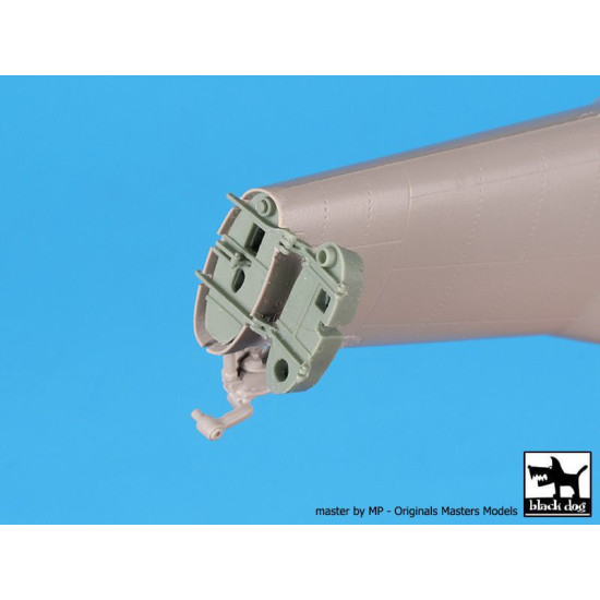 Black Dog A48172 1/48 UH-5 Wessex engine + folding tail for Italeri