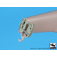 Black Dog A48172 1/48 UH-5 Wessex engine + folding tail for Italeri