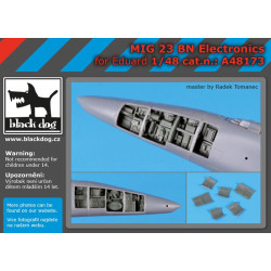 Black Dog A48173 1/48 Mig 23 BN electronic for Eduard