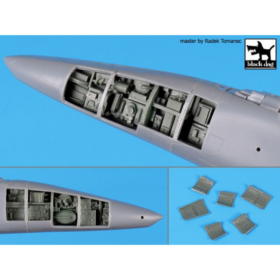 Black Dog A48173 1/48 Mig 23 BN electronic for Eduard