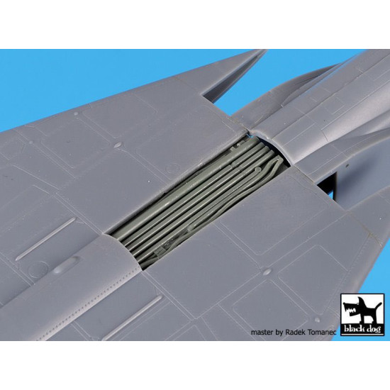 Black Dog A48174 1/48 Mig 23 BN wheel bays + spine for Eduard