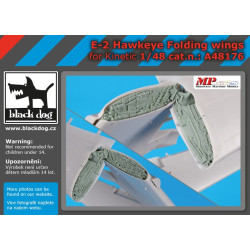 Black Dog A48176 1/48 E-2 Hawkeye folding wings for Kinetic