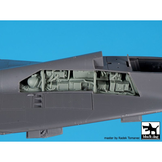 Black Dog A48179 1/48 Mig-29 9-12 electronics+spine for G.W.H