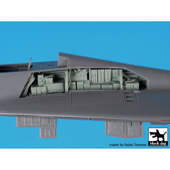 Black Dog A48179 1/48 Mig-29 9-12 electronics+spine for G.W.H