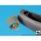 Black Dog A48181 1/48 Blackburn Buccaneer right engine+radar for Airfix