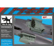 Black Dog A48182 1/48 Blackburn Buccaneer left engine for Airfix