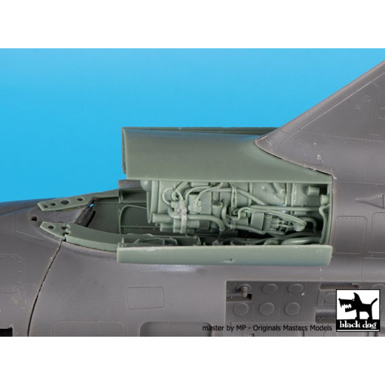 Black Dog A48182 1/48 Blackburn Buccaneer left engine for Airfix