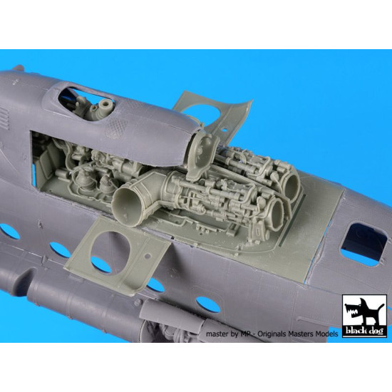 Black Dog A48188 1/48 Mil Mi 8 MT engines for Zvezda