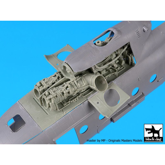 Black Dog A48188 1/48 Mil Mi 8 MT engines for Zvezda