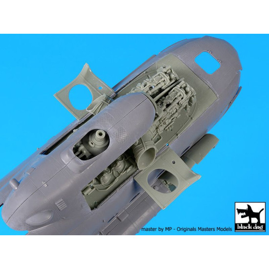 Black Dog A48188 1/48 Mil Mi 8 MT engines for Zvezda
