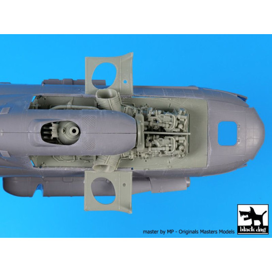 Black Dog A48188 1/48 Mil Mi 8 MT engines for Zvezda