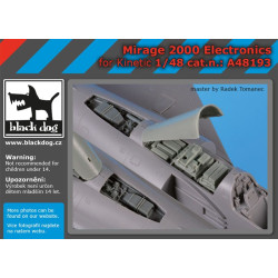 Black Dog A48193 1/48 Mirage 2000 electronics for Kinetic