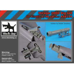 Black Dog A48194 1/48 Mirage 2000 big set for Kinetic