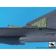 Black Dog A48197 1/48 Mig 21 MF spine+tail+engine for Eduard