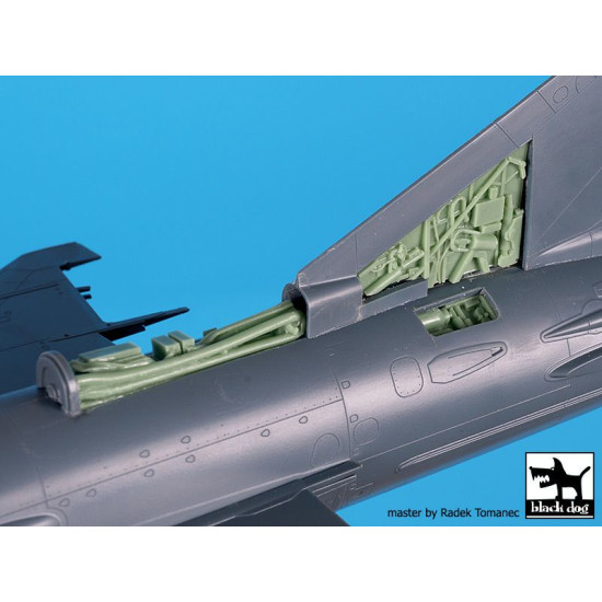 Black Dog A48197 1/48 Mig 21 MF spine+tail+engine for Eduard