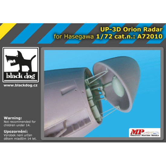 Black Dog A72010 1/72 UP-3 D Orion radar for Hasegawa