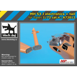 Black Dog A72012 1/72 MH-53 J electronic+tail for Italeri