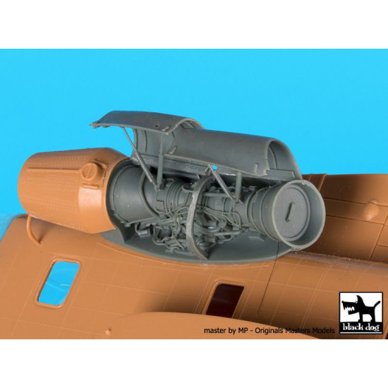 Black Dog A72013 1/72 MH-53 J engine for Italeri