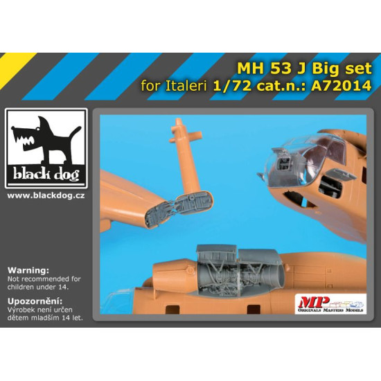 Black Dog A72014 1/72 MH-53 J big set for Italeri