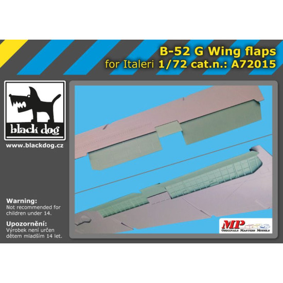 Black Dog A72015 1/72 B-52 G wing flaps for Italeri