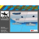 Black Dog A7202 1/72 CH-47 Chinnok ski accessories set for Italeri