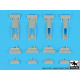 Black Dog A7202 1/72 CH-47 Chinnok ski accessories set for Italeri