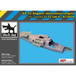 Black Dog A72024 1/72 Ka-52 Aligator electronic+engine for Zvezda