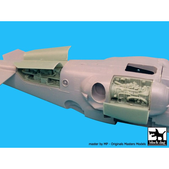 Black Dog A72024 1/72 Ka-52 Aligator electronic+engine for Zvezda