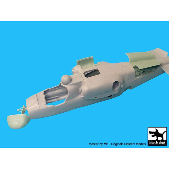 Black Dog A72024 1/72 Ka-52 Aligator electronic+engine for Zvezda