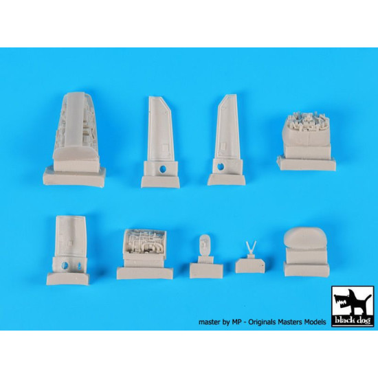 Black Dog A72024 1/72 Ka-52 Aligator electronic+engine for Zvezda