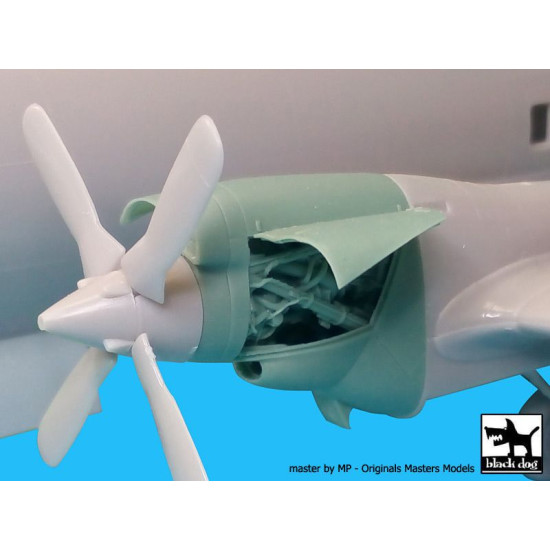 Black Dog A72025 1/72 UP-3 D Orion engine for Hasegawa